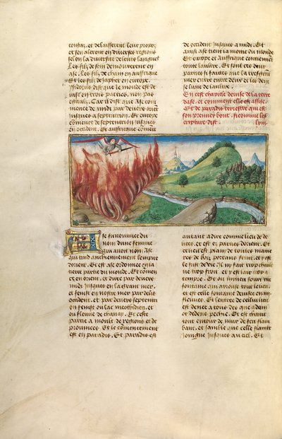 Der Engel des Paradieses mit einem Schwert von Unbekannt Unbekannt